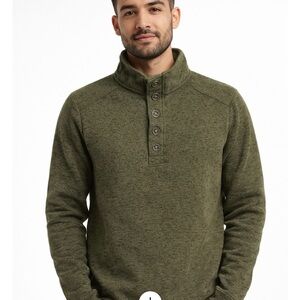 RedHead Men's Turtleneck Sweater in Forest Green